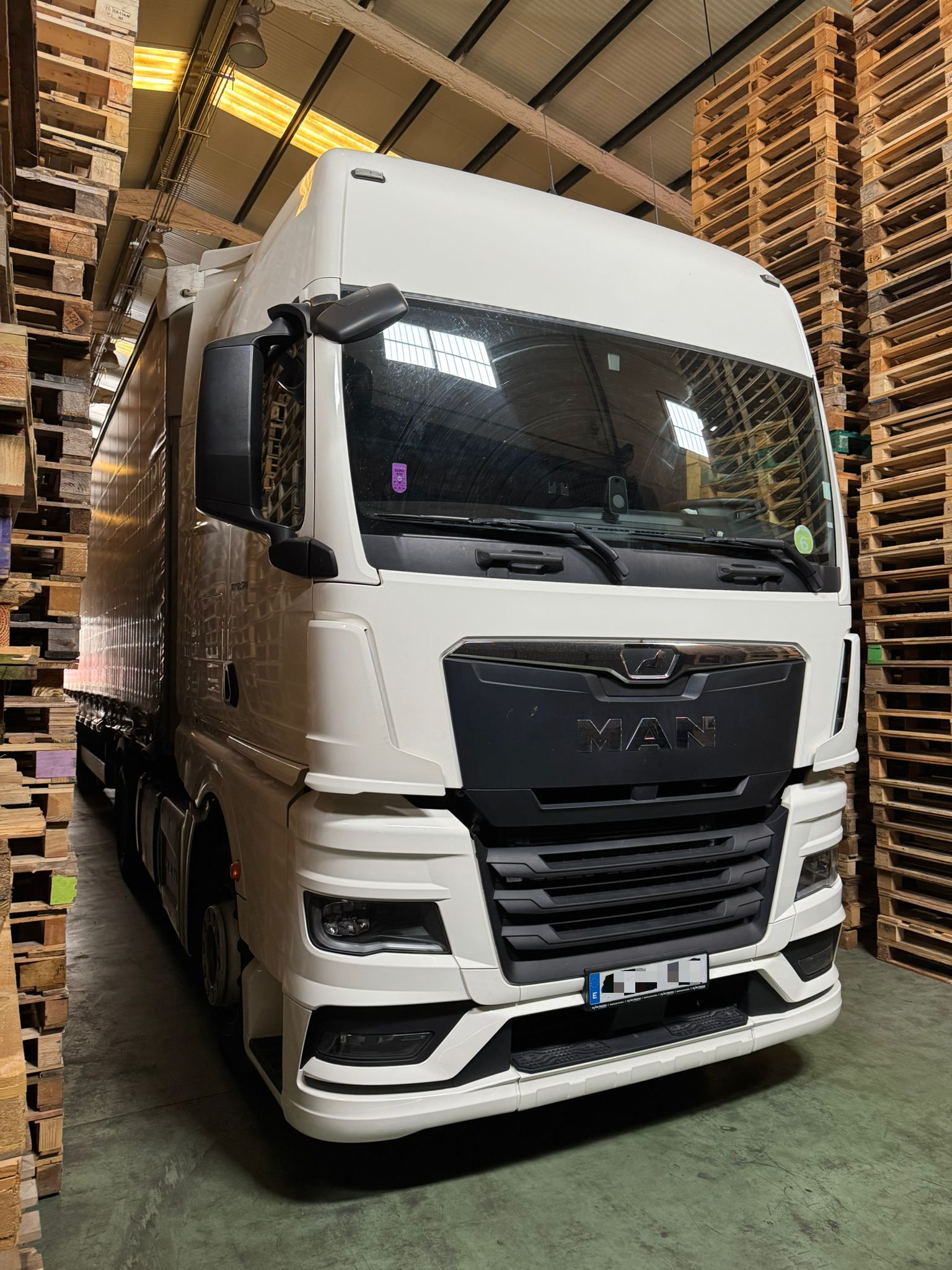 Distribución de palets